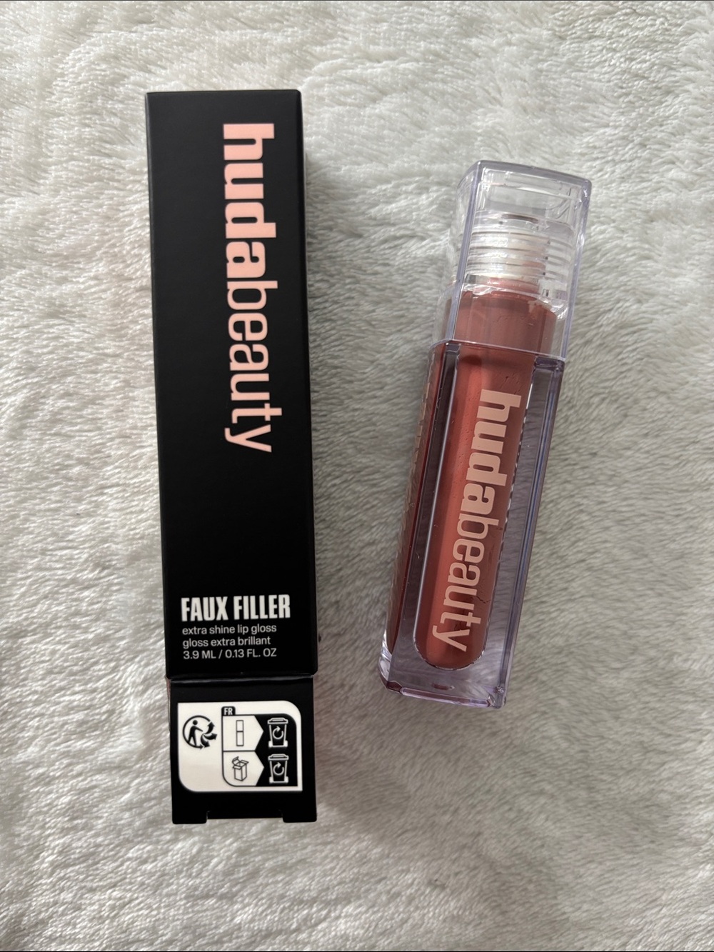 Huda Beauty Faux Filler Lip Gloss Bombshell 0.13 fl oz